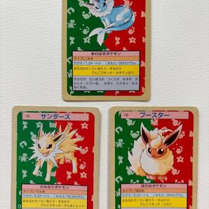 イーブイ進化3点セット トップサン 裏緑