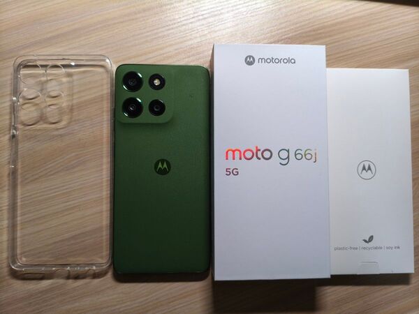 motorola moto g66j グリーン SIMフリー ほぼ新品