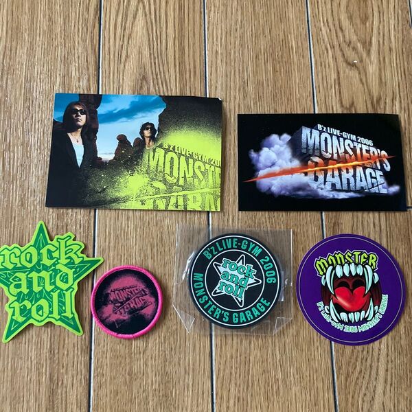 B'z Live GYM 2006 ステッカー コースター ポストカード まとめ売り セット