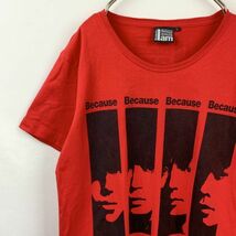 【バンドT】flumpool Tシャツ 5th tour 2012 Because... I am レッド Lサイズ フランプール_画像1