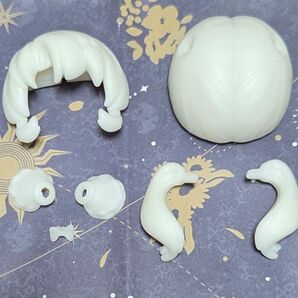 MINTY(ミンティ)ファンタジーの森 デイジー ユキヒョウ 未塗装ヘアパーツ