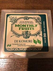 MIXCD R&B MIXTAPE DJ KOMORI MANTHLY FRUITS VOL 90 KAORI DADDYKAY DDT TROPICANA MURO KIYO KOCO