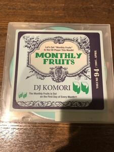 MIXCD R&B MIXTAPE DJ KOMORI MANTHLY FRUITS VOL 94 KAORI DADDYKAY DDT TROPICANA MURO KIYO KOCO