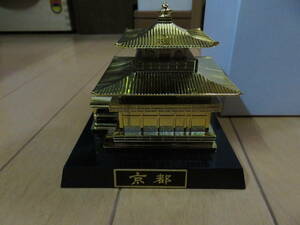  actual place . line . not person .! gold color . super real! Kyoto World Heritage deer . temple gold . savings box unused beautiful goods box attaching 