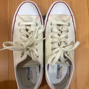 CONVERSE コンバース REACT ローカットスニーカー アイボリー