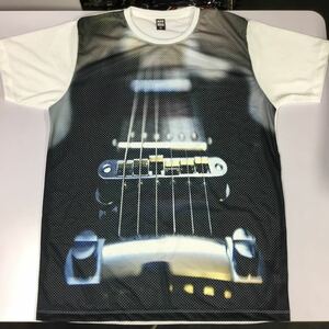 デザインメッシュ半袖Tシャツ XLサイズ　エレキギター　 ② DBR4C