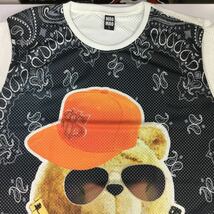 デザインメッシュ半袖Tシャツ Lサイズ　テッド　ted ③ ギャングスタ　DBR4B_画像3