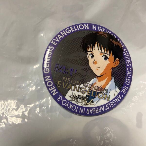エヴァンゲリオン 限定 レトロ 缶バッジ 碇シンジ NERV
