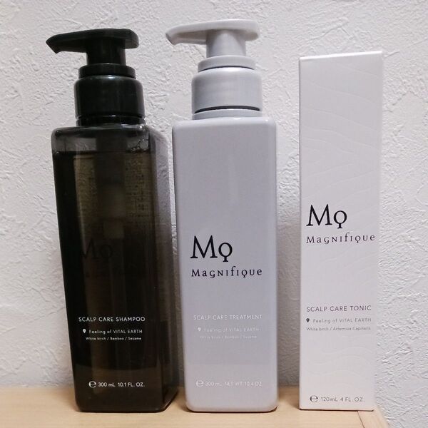 新品 マニフィーク 【医薬部外品】 スカルプ ケア シャンプー トリートメント トニック セット 各300mL