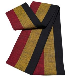 美品 半幅帯 帯 浴衣 ゆかた 夏祭り 花火大会 盆踊り お洒落 紬 練習用 即日発送 送料無料 半巾帯 リメイク 三色 62