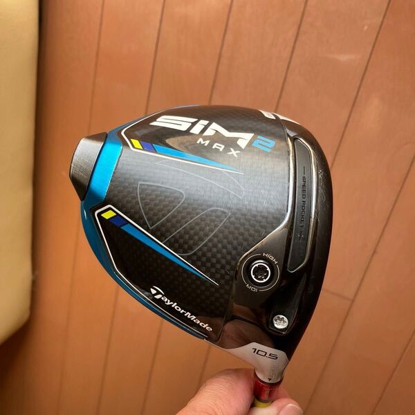 TaylorMade SIM2 MAX ドライバーヘッド 10.5° ヘッドカバー付き