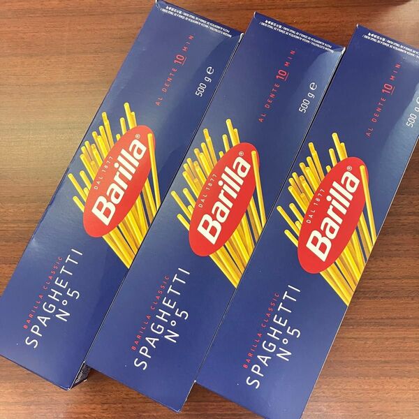 Barilla バリラ スパゲッティ #5 1.8mm500g×3