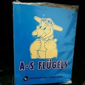 【レトロポップ】⑤Jリーグ◎バインダーノート《A・Sフリューゲルス★A-S FLUGELS》1992.SHOWA NOTE【当時物★未使用品】