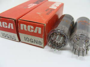 真空管 10GN8 2本セット RCA 箱入り 試験済み 3ヶ月保証 #006