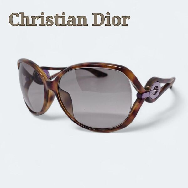 【未使用級!極美品】Christian Dior クリスチャンディオール サングラス DIORVOLUTE2F ブラウン べっ甲柄