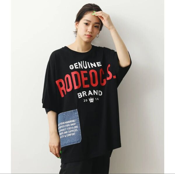 RCWB ロデオクラウンズワイドボウル サイドポケットビッグTシャツ