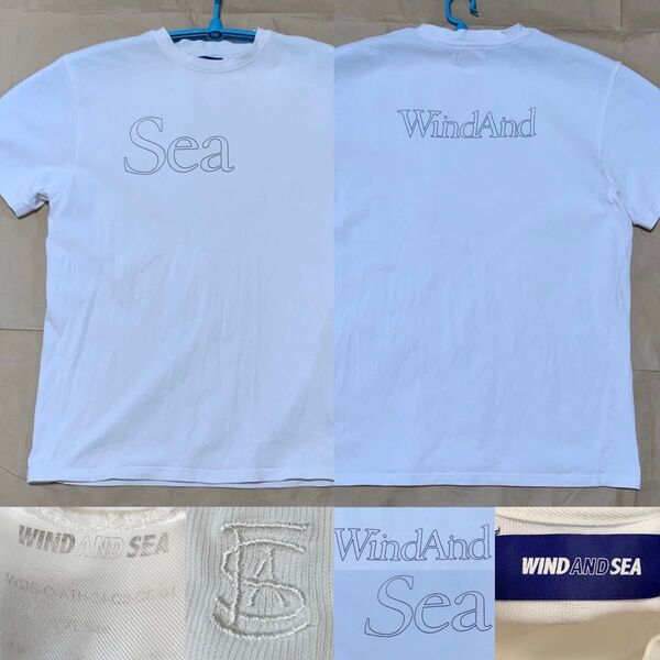 WIND AND SEA Tシャツ XL ウィンダンシー 半袖 白 ホワイト バックプリント