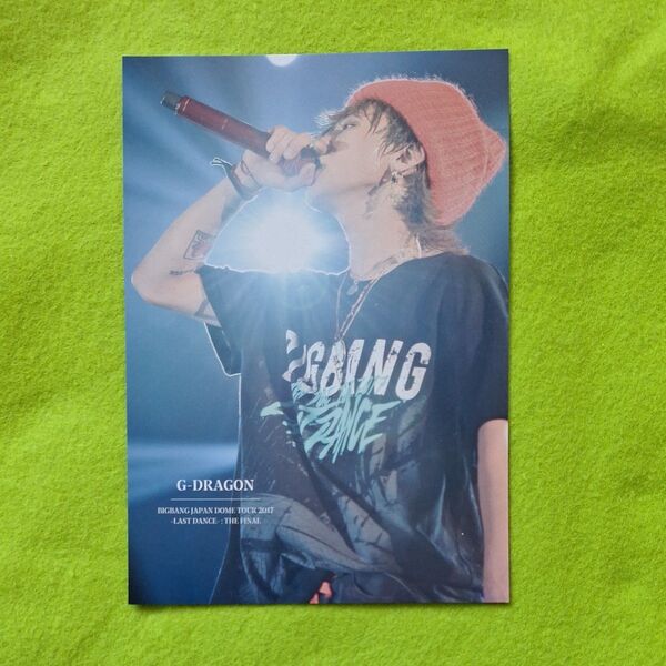 G-DRAGON ソロカード BIGBANG 2017 -LAST DANCE- THE FINAL DVD ジヨン