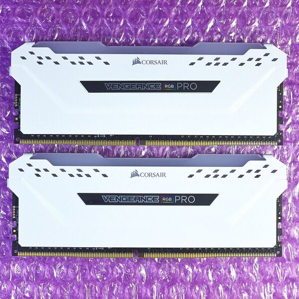 CORSAIR VENGEANCE RGB PRO DDR4 メモリ 3200Mhz (PC4-25600)8GB×2枚 16GB
