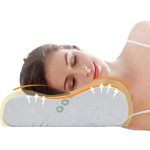 枕 深い眠り枕 首が痛くならない 温度調節 低反発まくら 抗菌 消臭 調湿