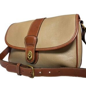 良品 オールドコーチ コスタリカ製 4225 ショルダーバッグ レザー ブラウン