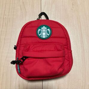 新品 スタバ starbucks ミニリュック ポーチ カラビナ付き バックパック