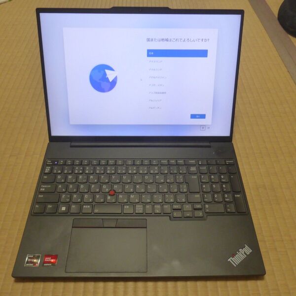 Lenovo Thinkpad E16 Gen1 win11 Ryzen 5 7530U RAM 16GB