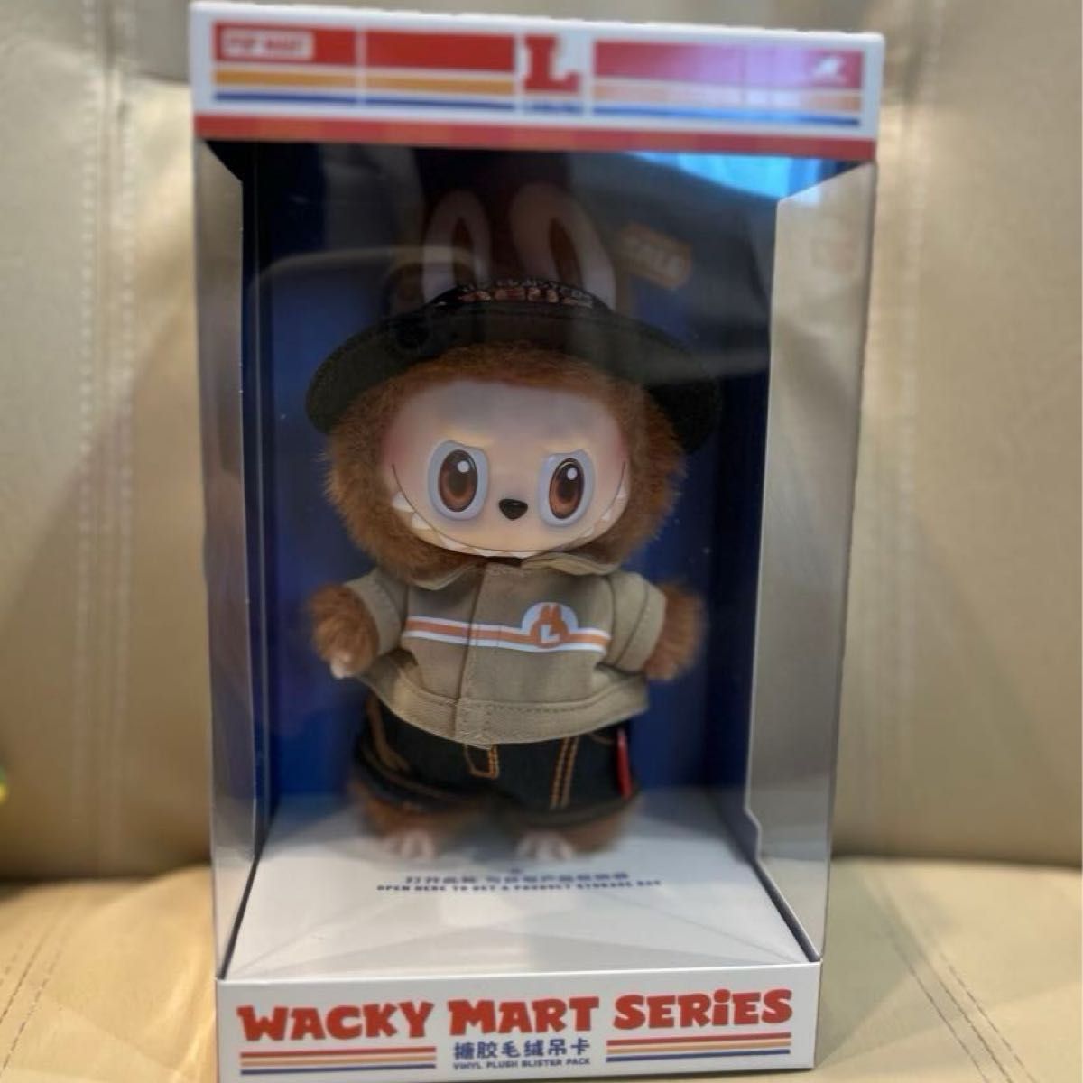 ラブブ Wacky Mart 巾着 Konjac Ball グレー POPMART ポップマート WACKY MART SERIES 巾着 グレー Konjac