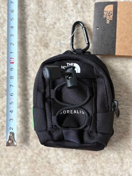 新品未使用 THE NORTH FACE ノースフェイス ミニスーパーパック ポーチ 小物入れ カラビナ付 ブラック 海外限定