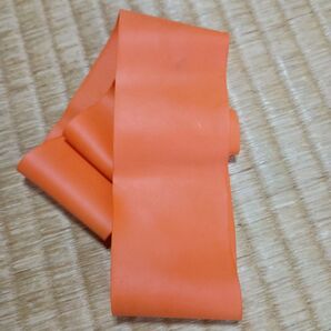 トレーニングチューブ エクササイズバンド ゴムバンド オレンジ