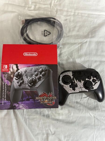 ニンテンドー スイッチ Switch Proコントローラー モンスターハンターライズ サンブレイク エディション