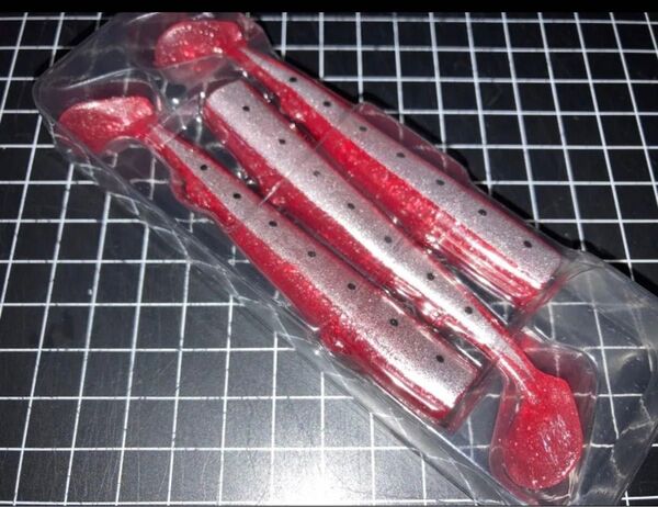 即売 送料無料 配達記録付発送 未使用 新品 ブルーブルー ジョルティ ワーム 3本セット(レッドサーディン) 15g22g30g