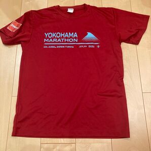 横浜マラソン Tシャツ レッド