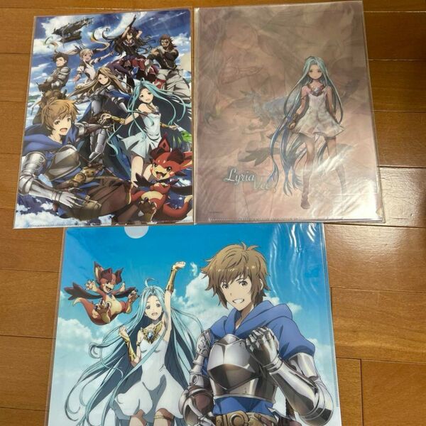 5枚セット グランブルーファンタジー クリアファイル A4サイズセット