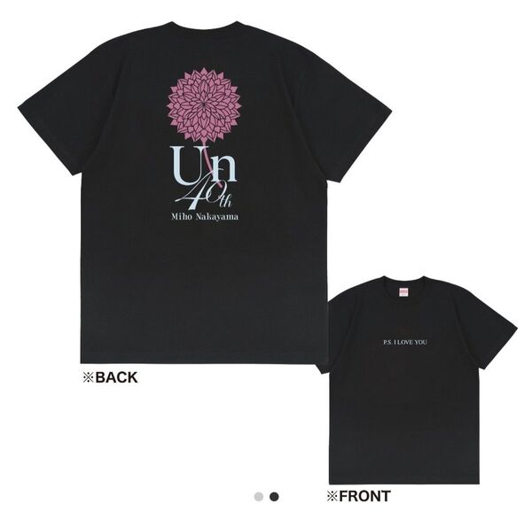 【新品未開封品】中山美穂 40th Anniversary Concert-Un-~P.S. I LOVE YOU~Tシャツ XL