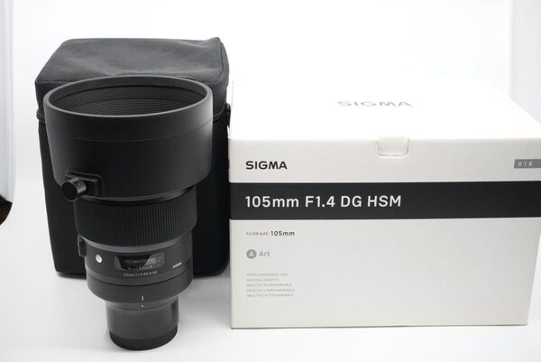 付属品完備 SIGMA 105mm F1.4 DG HSM Art ソニーEマウント シグマ 単焦点望遠レンズ