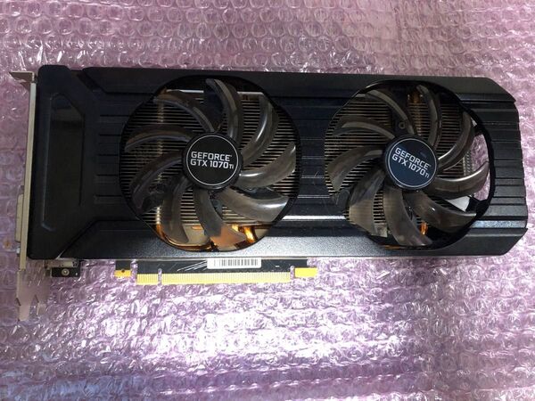 【動作確認済み】Palit NVIDIA GeForce GTX1070Ti DUAL