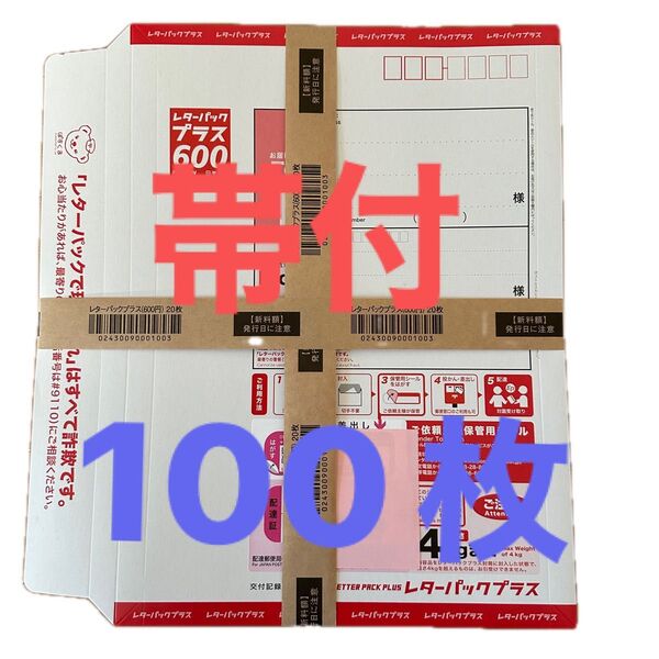 レターパックプラス600 100枚