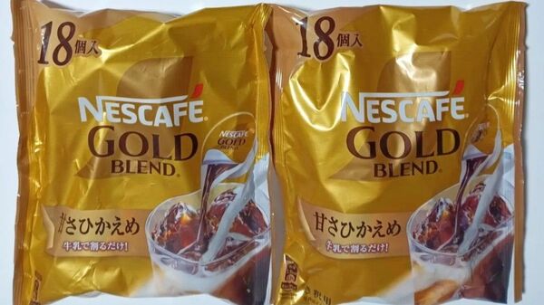 ネスカフェ ゴールドブレンド ポーション 18個入×2袋セット