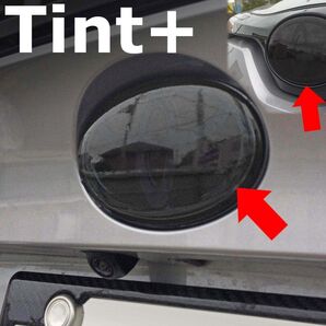 Tint+カット済み エンブレム スモークフィルム(ブラックスモーク5% 前後2枚セット)C-HR GRスポーツ chr