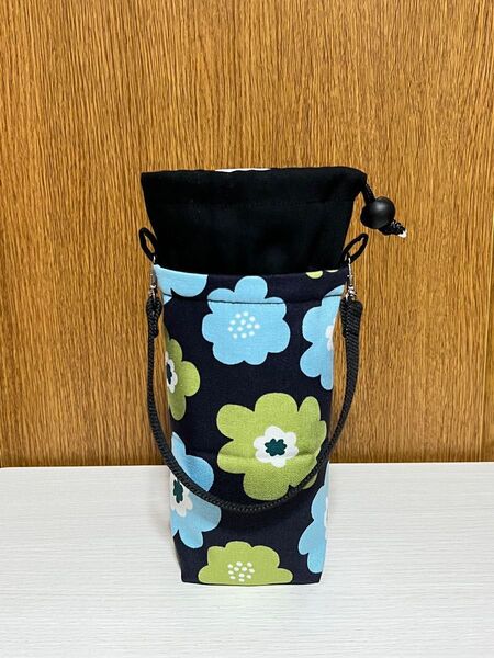 ペットボトルホルダー 保冷保温 水筒 ケース カバー ホルダー ハンドメイド 北欧 花柄