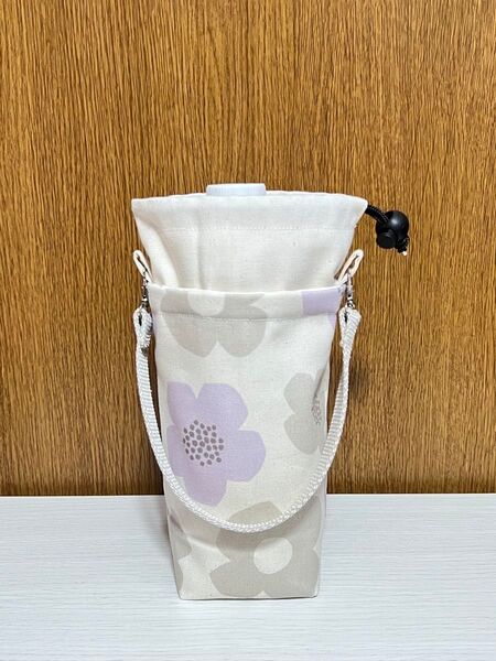 ペットボトルホルダー 保冷保温 水筒 ケース カバー ホルダー 北欧 花柄 ハンドメイド