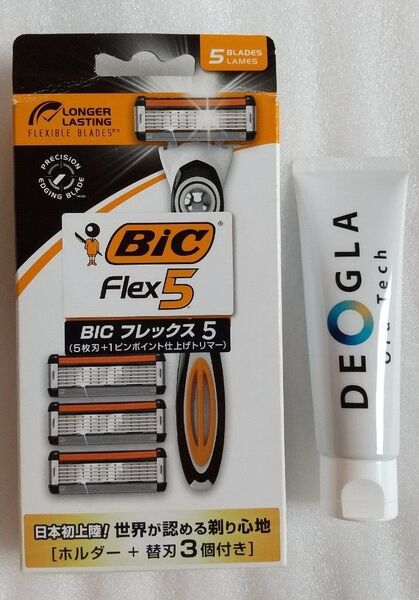 BIC Flex5 フレックス5 デオグラ オーラテック セット