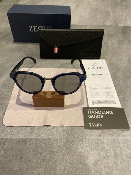 Zeque Zeal ゼクー ジール Julia ジュリア 偏光サングラス TALEX タレックス 日本製 トゥルービュー
