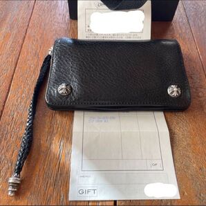 美品 CHROME HEARTS クロムハーツ 2zip ウォレット 財布