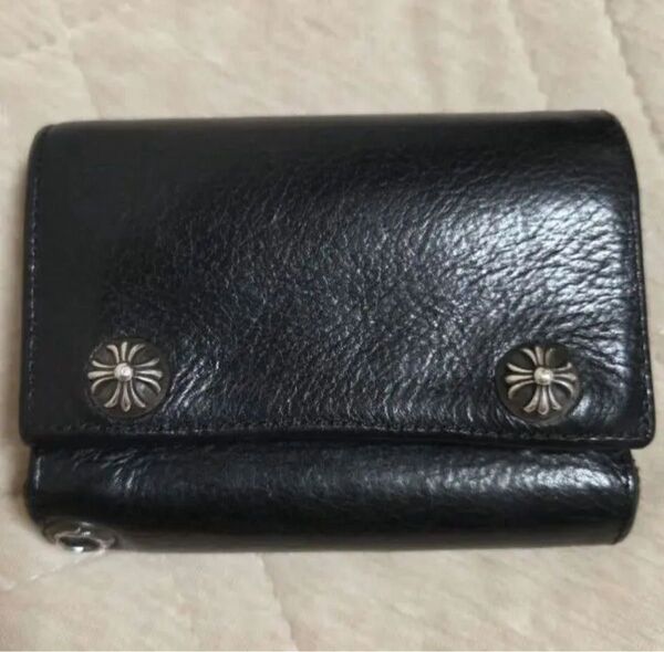 正規品! クロムハーツ 3フォールドウォレット 財布 CHROME HEARTS
