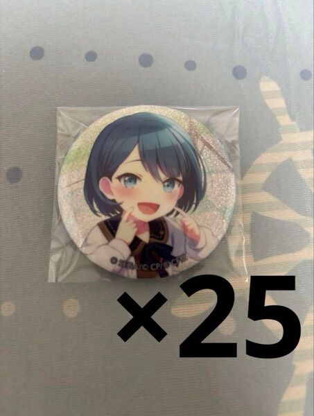 プロセカ グリッター缶バッジ 27A 桐谷遥 25個