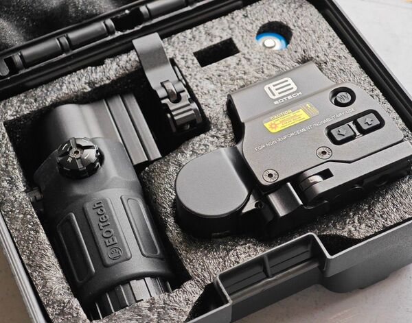 EoTech EXPS3 ホロサイト & G33 マグニファイア セット(刻印あり・レプリカ・BK)