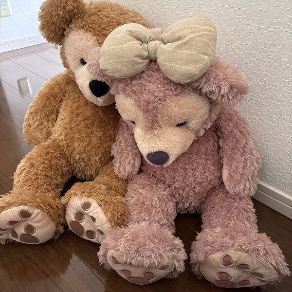 ディズニーシー購入ダッフィー&シェリーメイ ぬいぐるみ 2点セット旧1番大きいサイズ