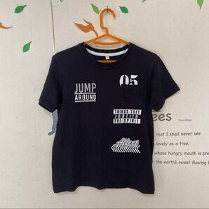 トップバリューカジュアルTシャツ 黒 150